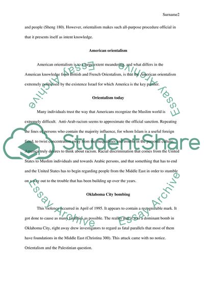 The Repertory of Orientalism, Orientalism and Empire