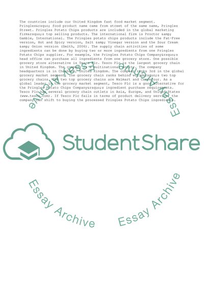 Supply Chain Management