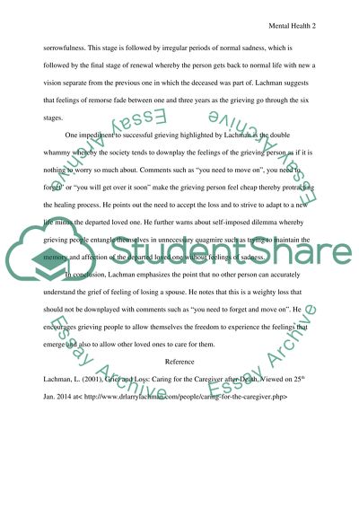 Mental health of women