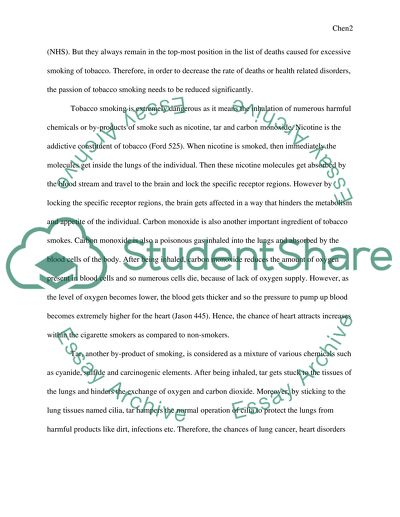 The danger of smoking