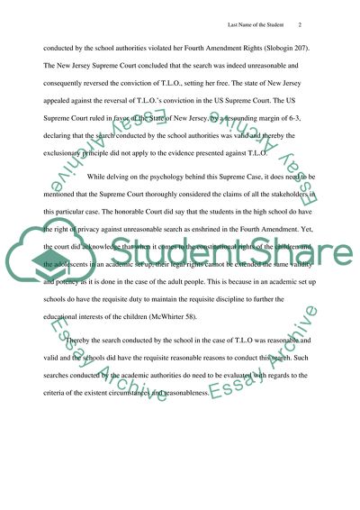 Psychology Behind Supreme Court Case