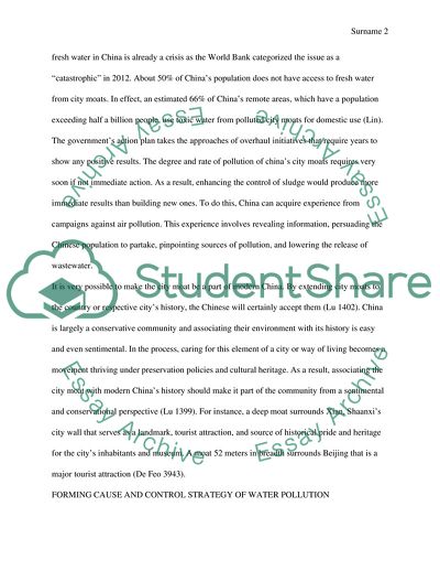 China City Moats Situation