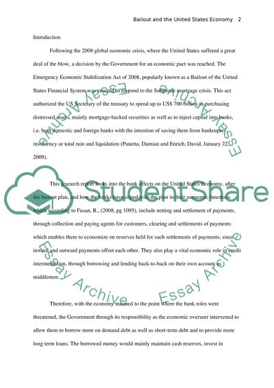 How are the banks affecting the US economy thanks to the TARP and other bailouts from the US government