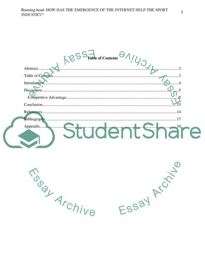 How Has The Emergence Of The Internet Help The Sport Industry