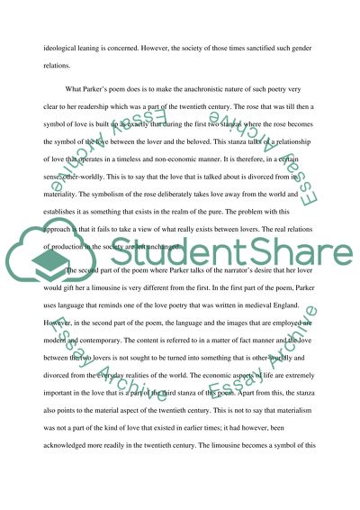 Poem response: One Perfect Rose