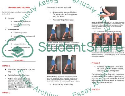 Rehabilitation for Runners on Shin Splint