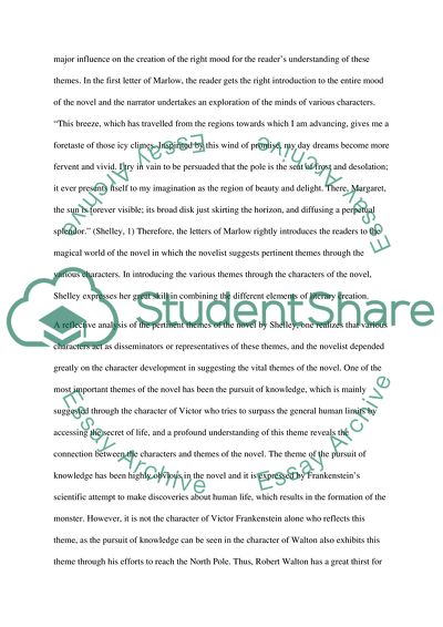 Mary Shelleys Frankenstein Research