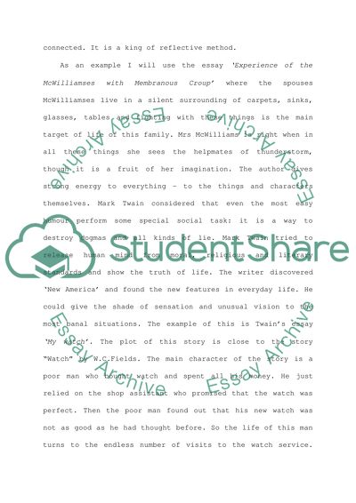 Experience of the McWilliamses with Membranous Croup by Mark Twain