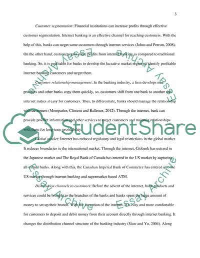 The Impact of Internet Banking on Business-customer Relationships