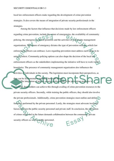 Identifying and Exploring Security Essentials