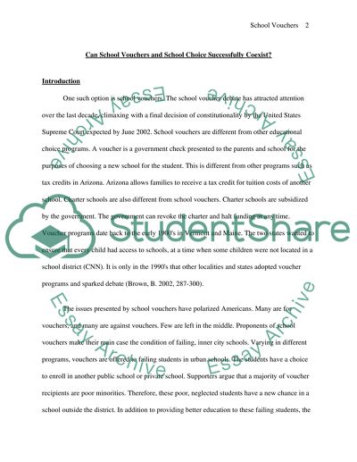 School vouchers essay 05 image