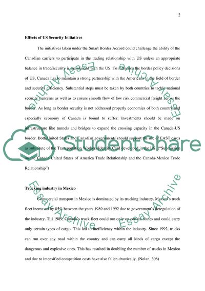 Business Security and Globalization Issues in Transport Industry