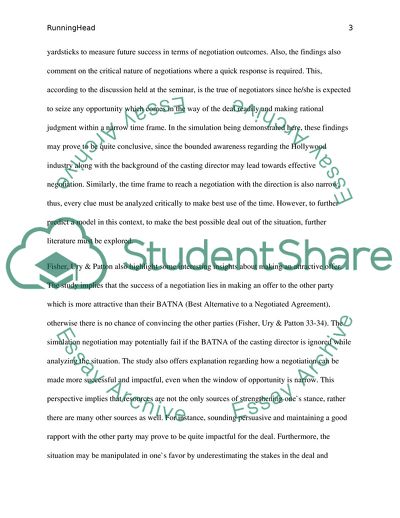 Theoretical Perspectives of Negotiation