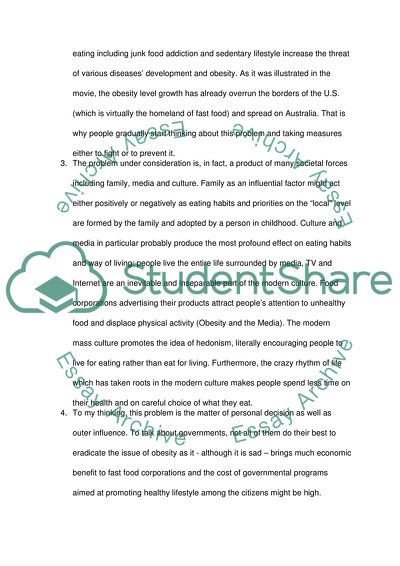 Healthy Eating and Obesity