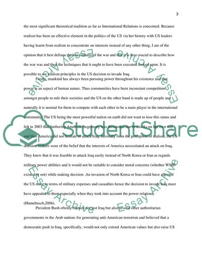 Benefits of US Invasion of Iraq