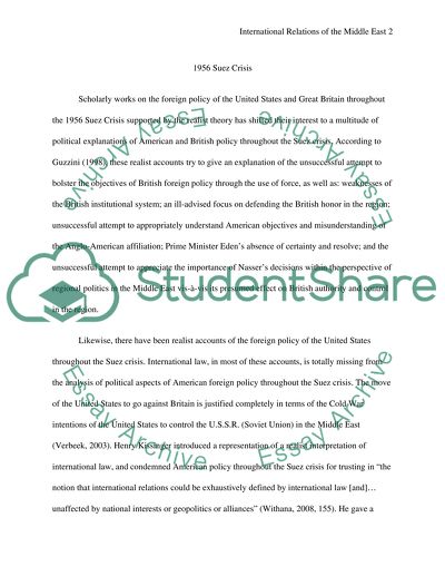 Understanding Middle Eastern Politics and Global Hegemony