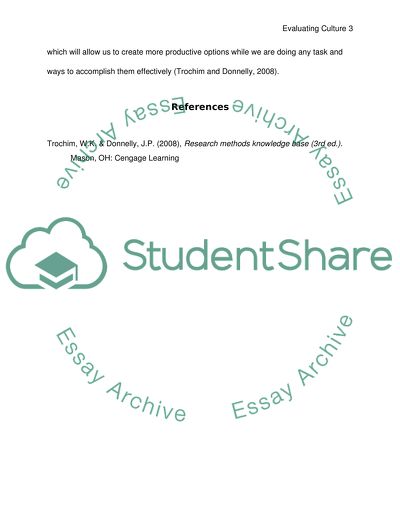The Connections Between the Value Statement and the Learning Experience