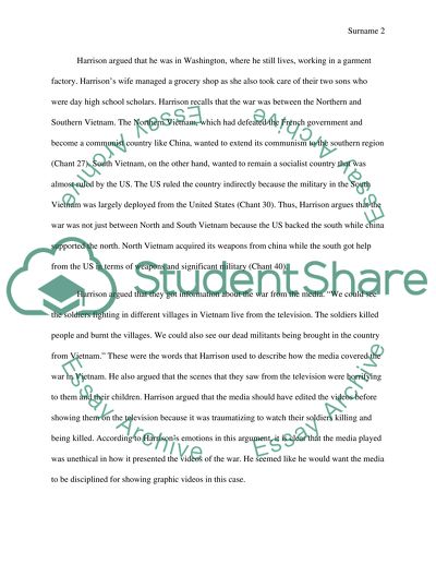 Interview on The Vietnam War