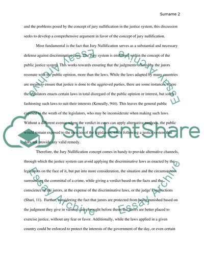 The Concept of Jury Nullification