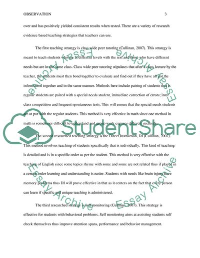 The Education of Students with Emotional and Behavioral Disorders and Physical Abilities