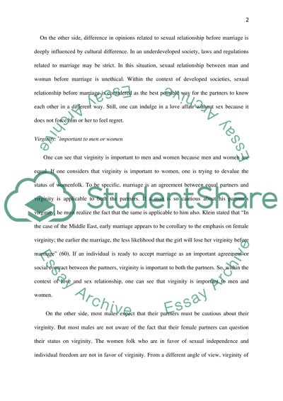 Love And Sex Relationship Essay Example Topics And Well Written Essays 750 Words 