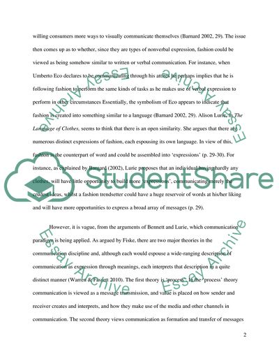 Fashion as a Visual Expression: The Nuances of Femininity