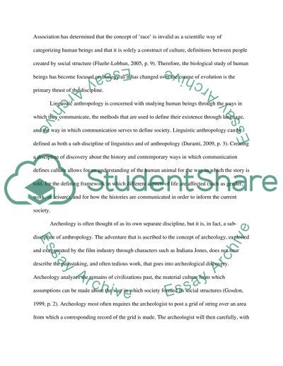 Anthropology: defining how humans are studied