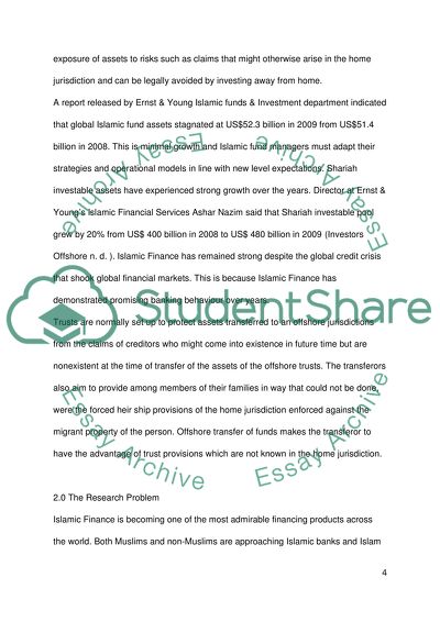 Setting up Offshore Jurisdiction in Islamic Finance
