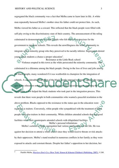 History and Political Science