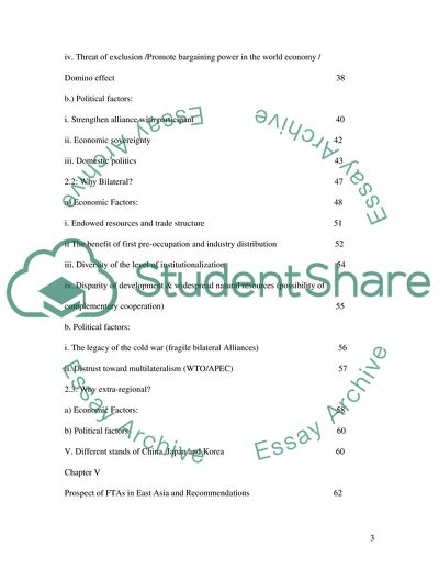 The Political Implications of FTAs in East Asia