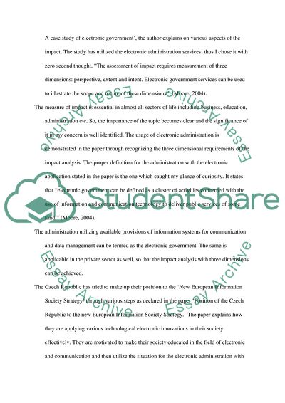 The Electronic Services of Private Sectors