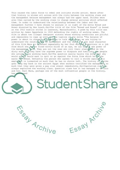 Movie Bread and Roses Directed by Ken Loach