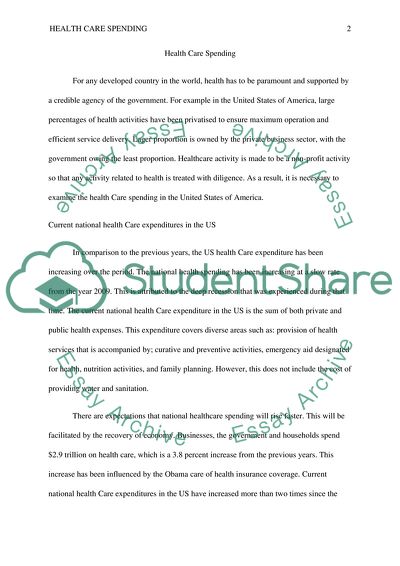 Health Care Spending