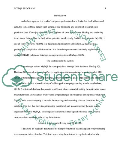 The Importance of MySQL Program