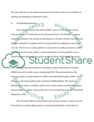 Challenges in Implementing Information in a Health Care Organization