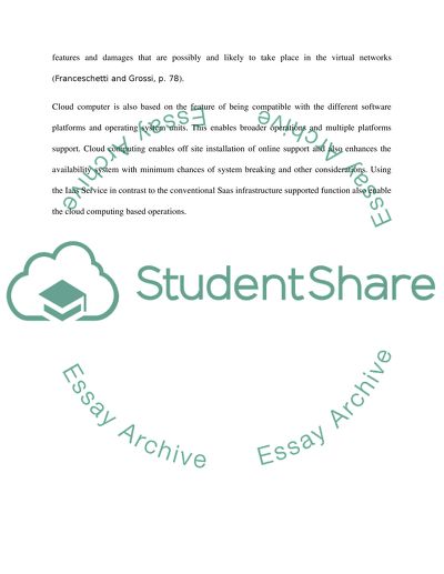 Network Virtualization in Cloud