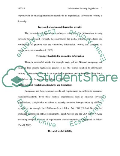 Information security legislation