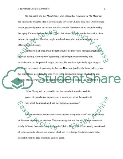 The Fortune Cookies Chronicles by Jennifer 8 Lee