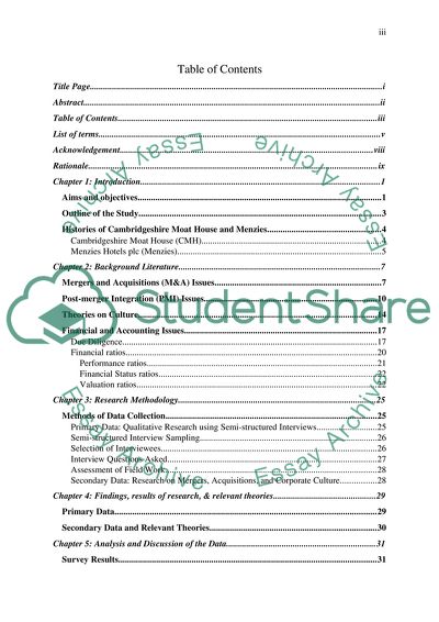 The financial Impact upon Menzies Hotel