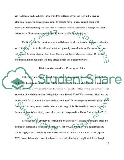 Effective Anti-Racist Guidelines in the British Education System