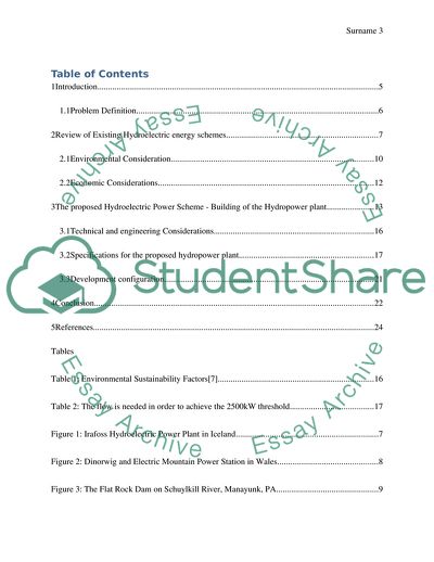 Proposed Hydroelectric Power Scheme in Pennsylvania