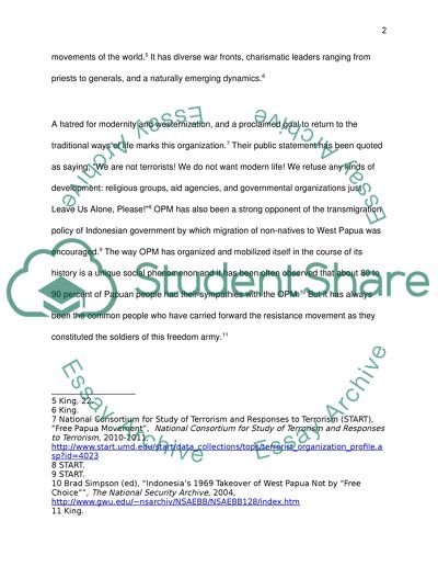 The Struggle Of The Free Papua Movement