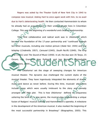 Rogers & Hammerstein