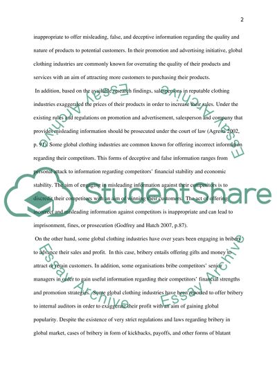 To what extent does the fashion industry take part in unethical behaviour to increase retail sales