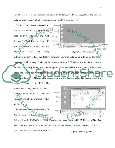 Analysis of Red Hat Linux Operating System