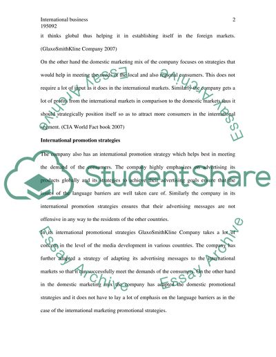 The GlaxoSmithKline Company