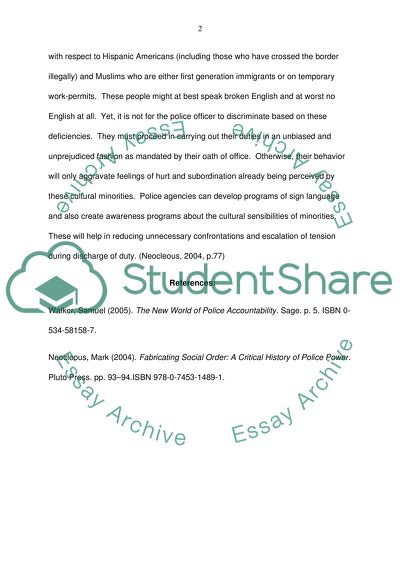 Why It Is Important for Police Officers to Understand Cultural Differences