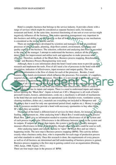 Operation Management