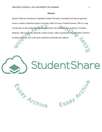 New Jersey Associate degree nurses initiative to obtain Bachelors degree within 10 years (BSN 2010)