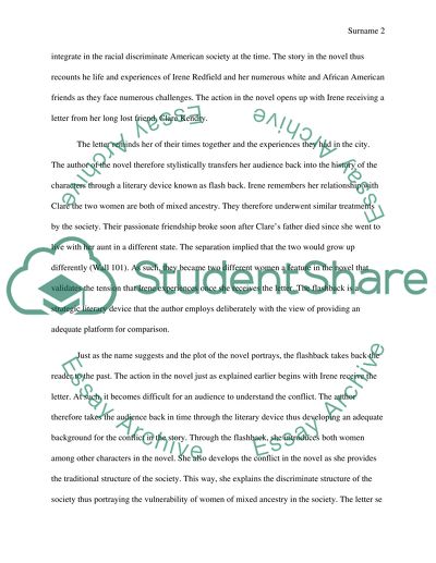Characteristic of Passing by Nella Larsen